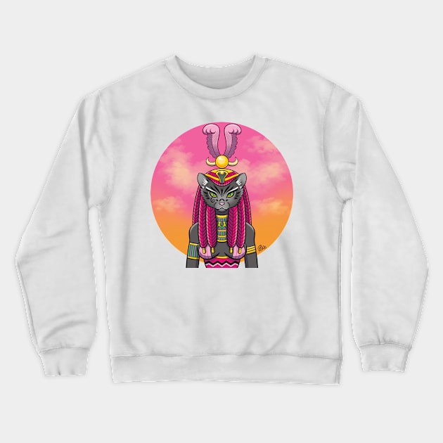 Bastet Crewneck Sweatshirt by RichieRickPix